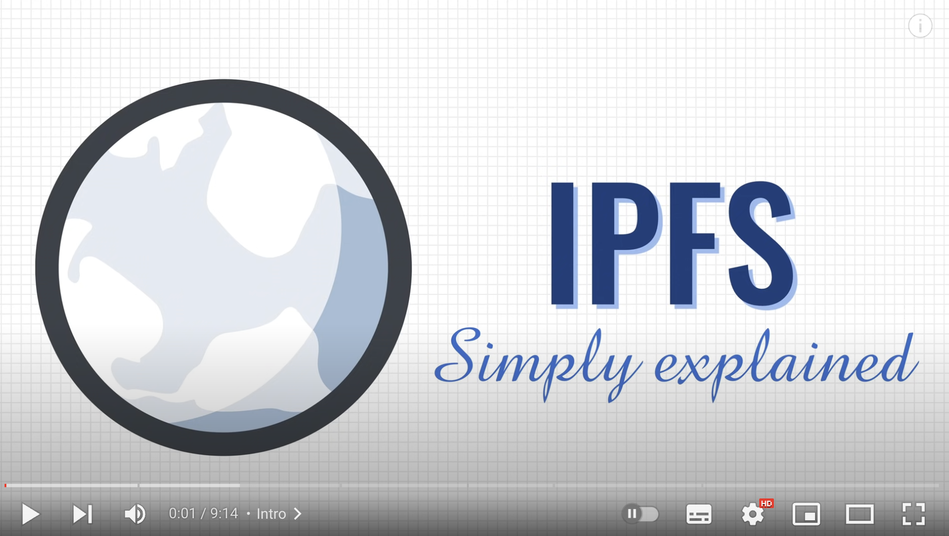 IPFS video explanation